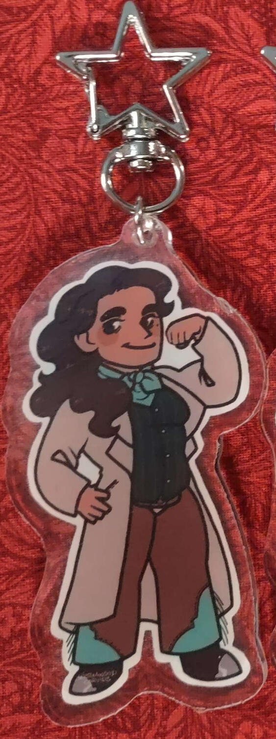 ☀︎ LOCAL HERO (keychain) (2.5in) - $7 ☀︎