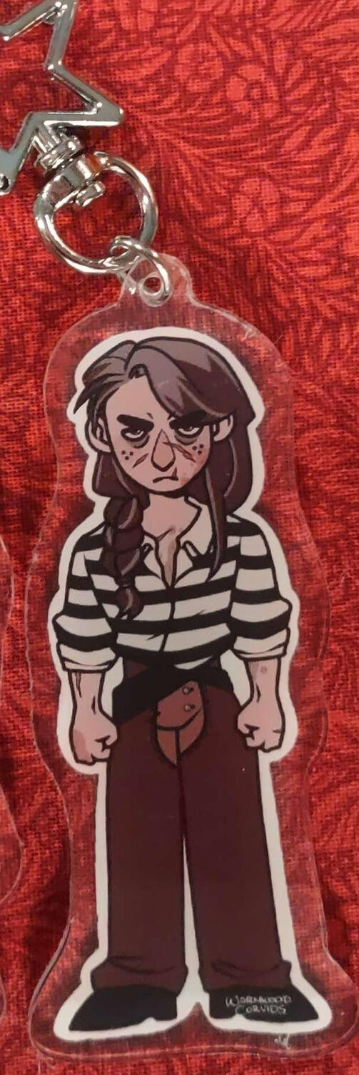 ☀︎ BLACK WIDOW (keychain) (2.5in) - $7 ☀︎